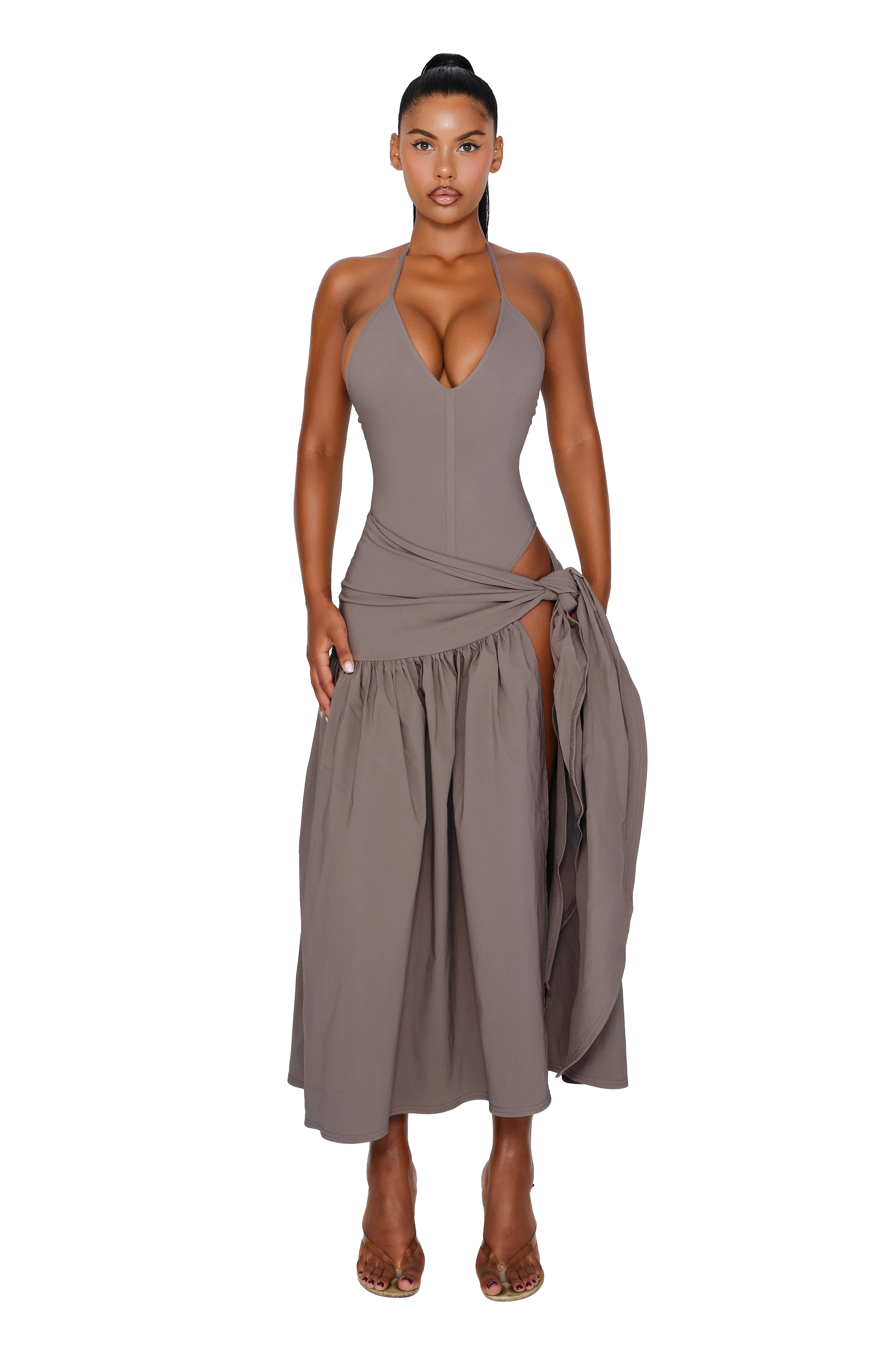 Atacama Dress - Shiitake
