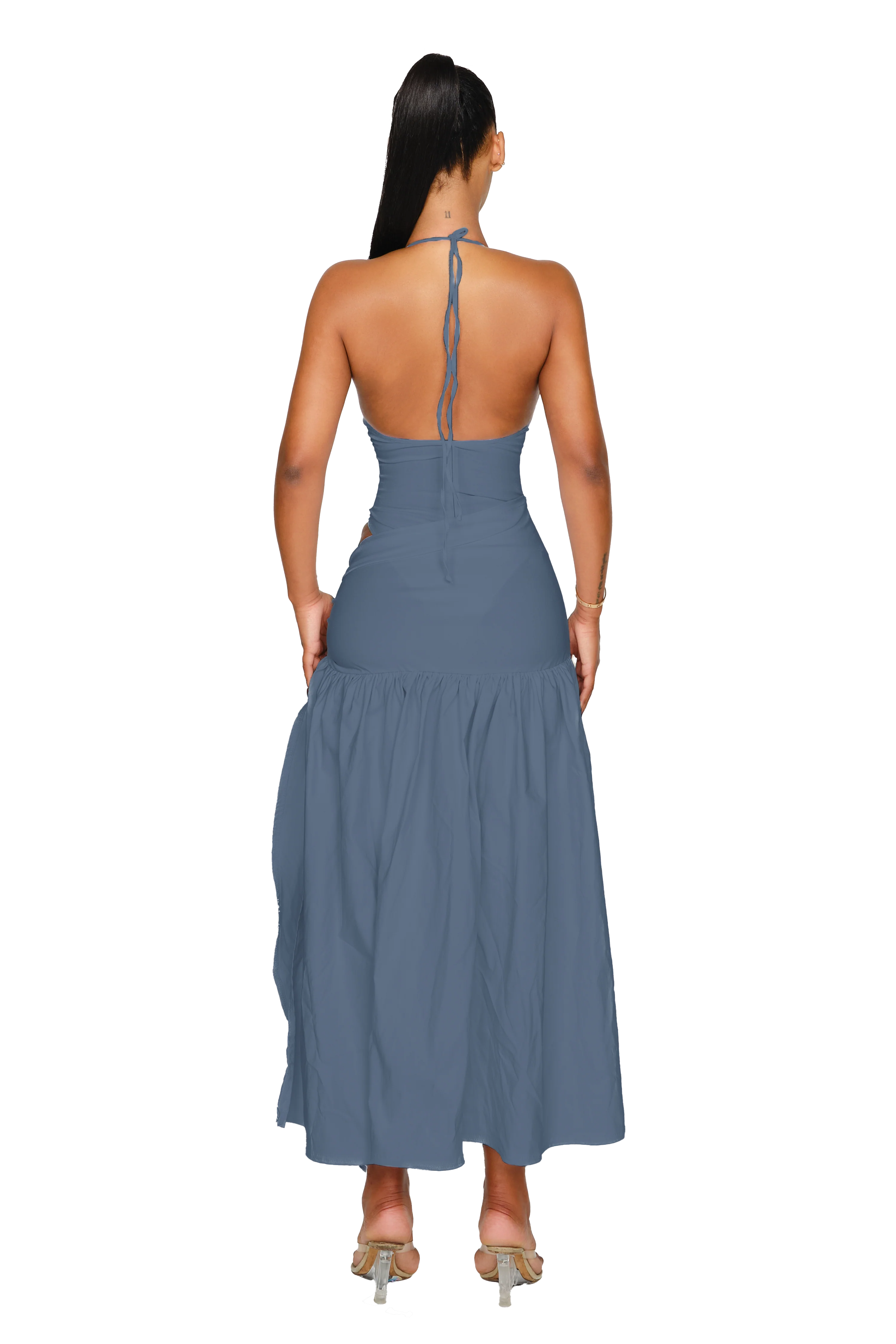 Atacama Dress - Slate Blue - Image 3