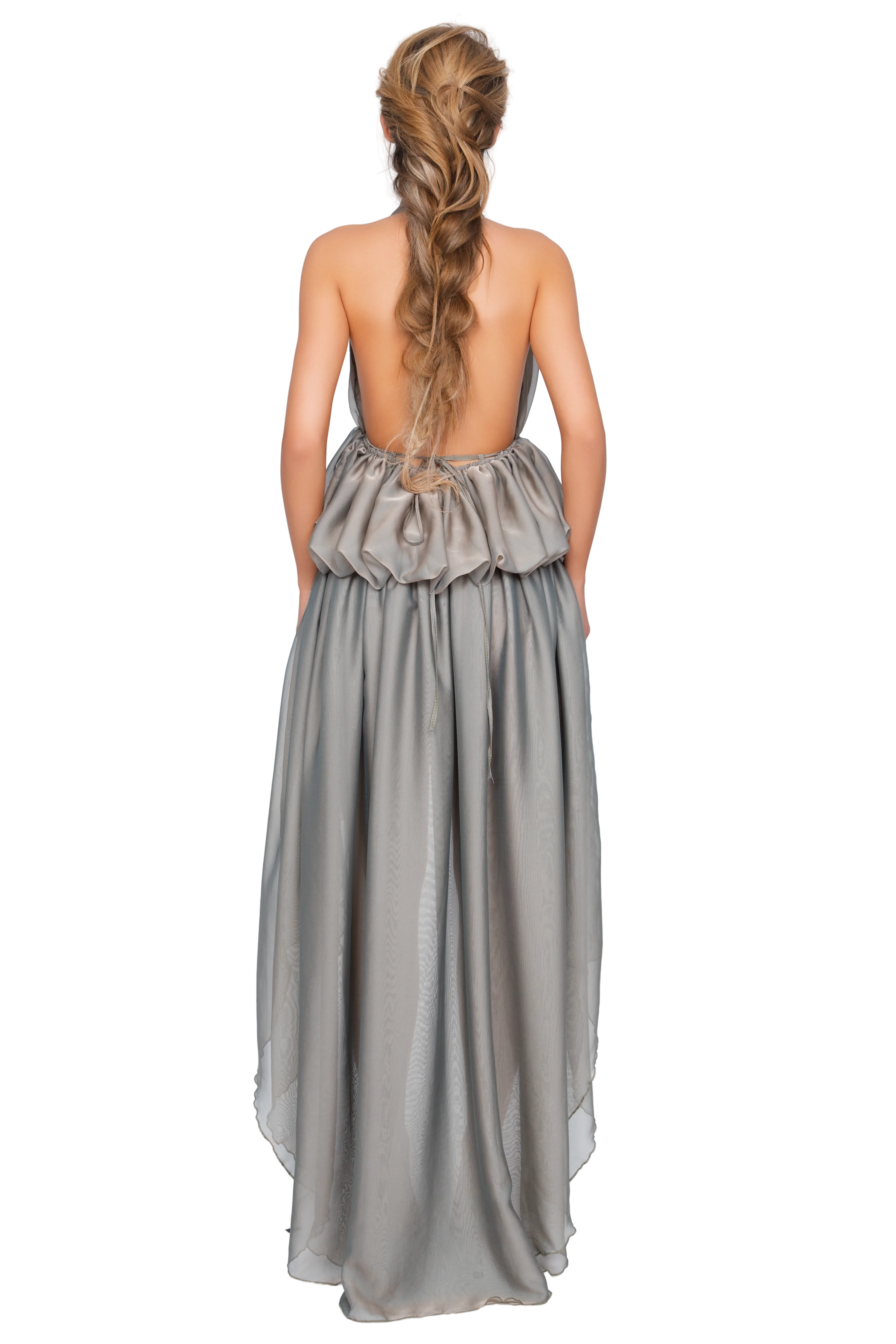 Bolzano Halter Dress - Shadow Sage - Image 3