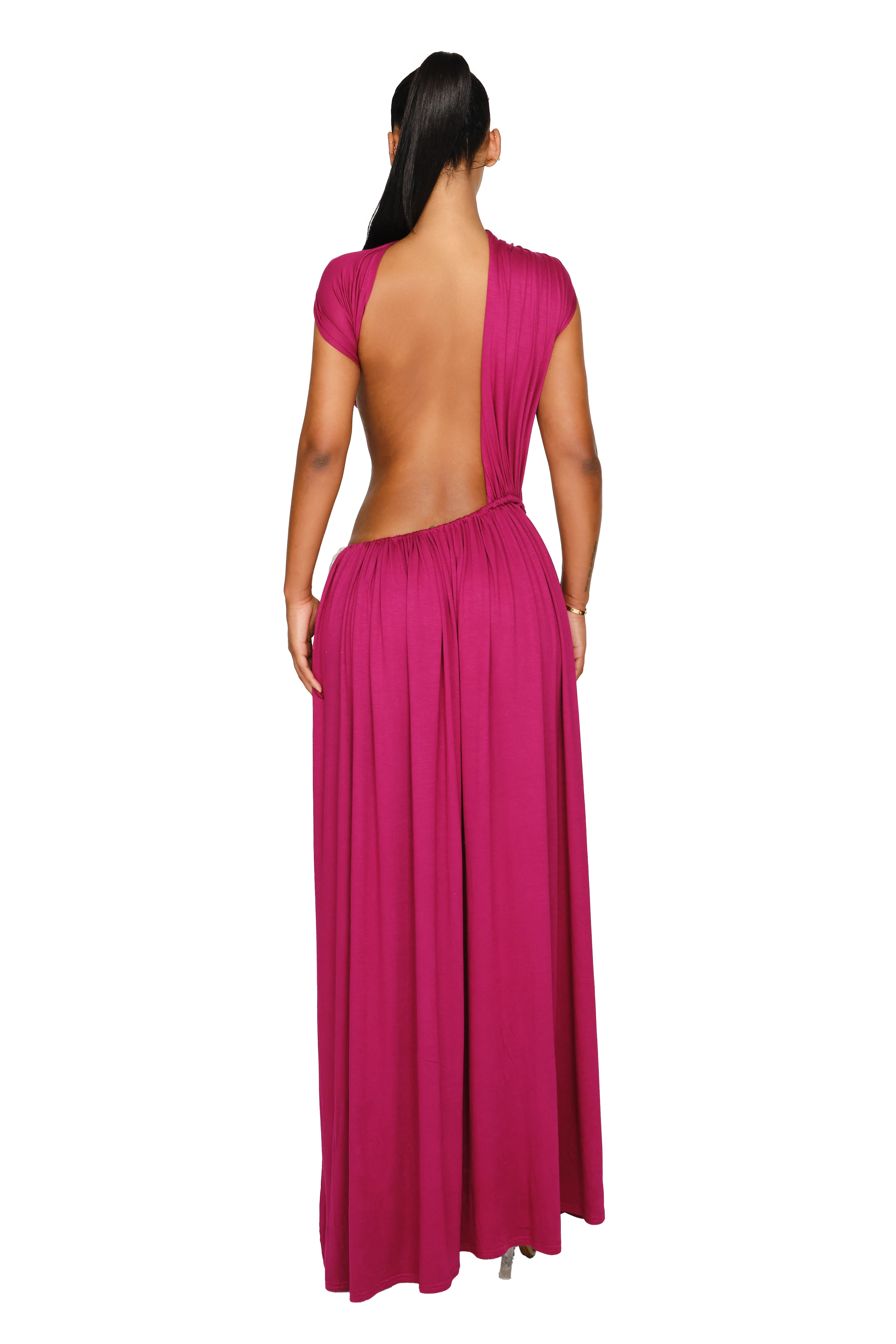 Caroni Dress - Beetroot Juice - Image 3