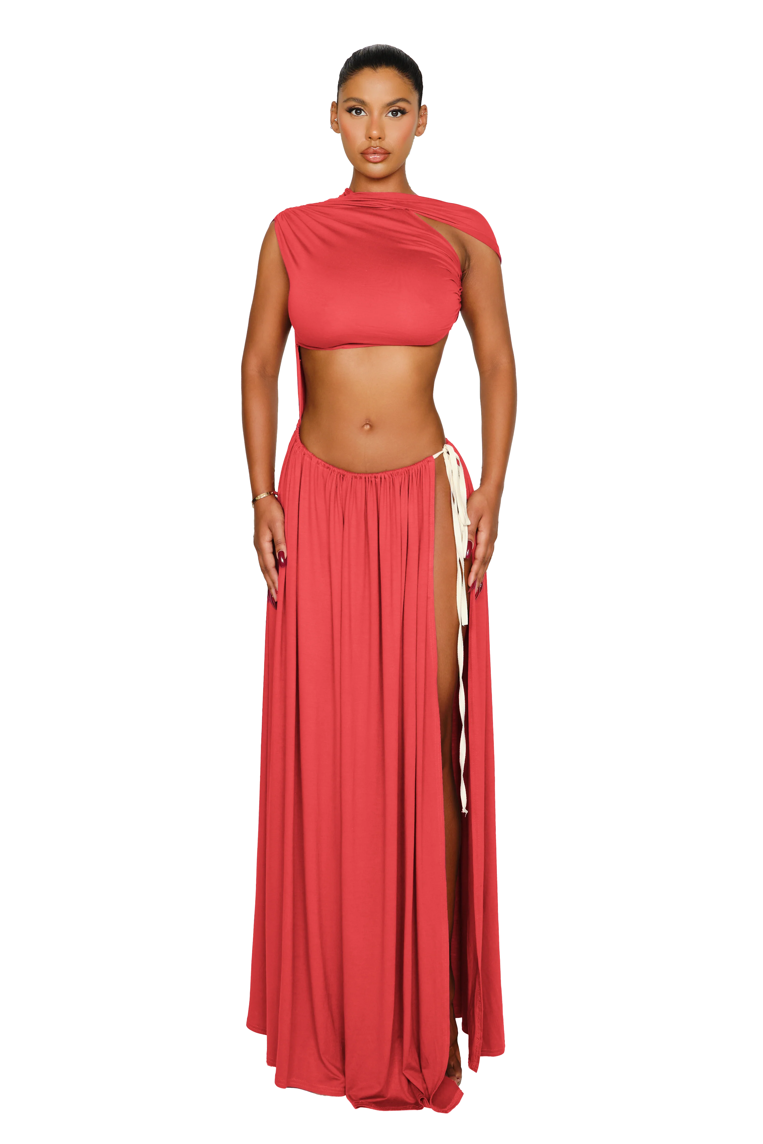 Caroni Dress - Coral Paradise