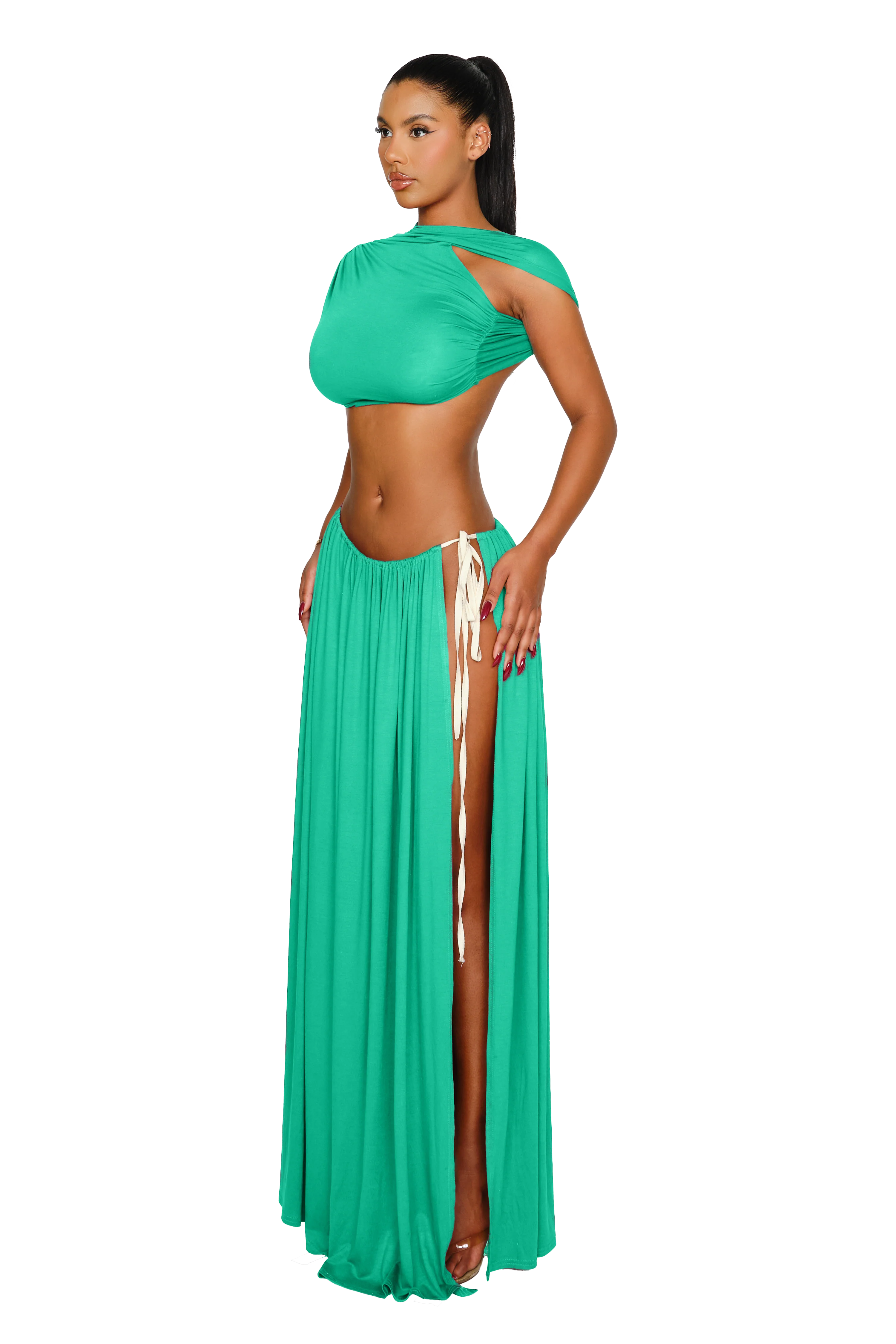 Caroni Dress - Jade Green - Image 2