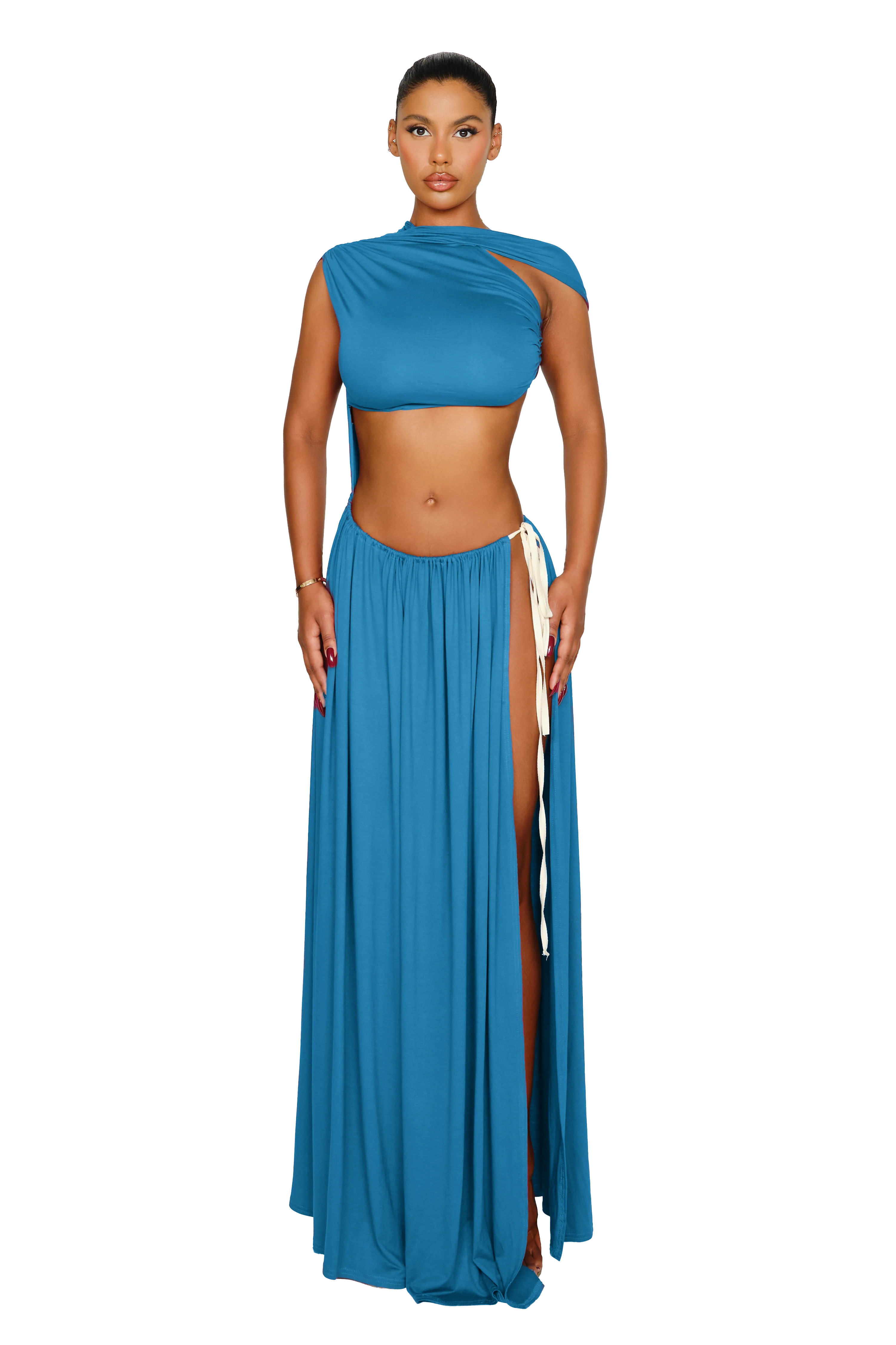Caroni Dress - Marine Blue