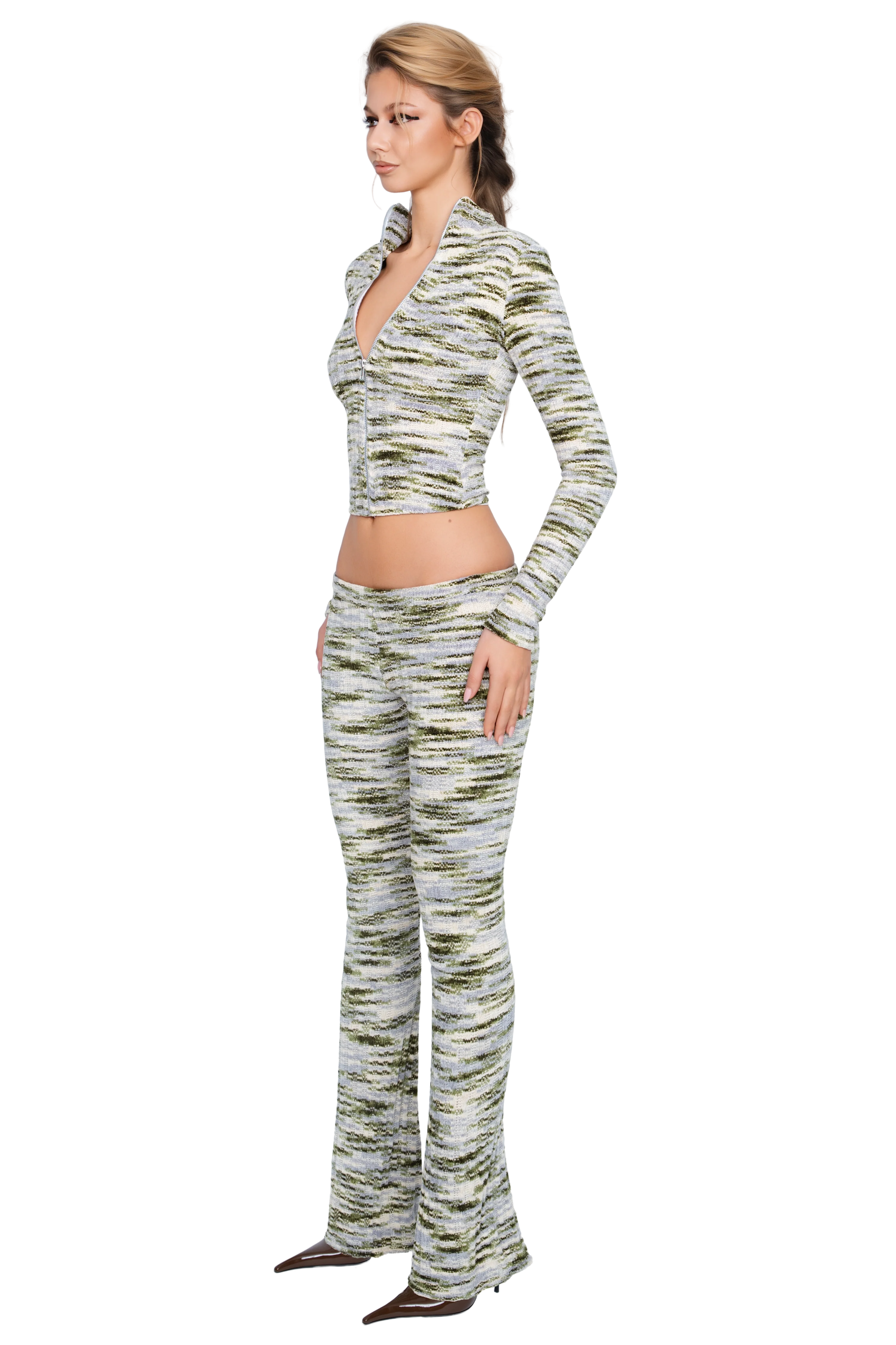 Dola Trouser - Moss Strata - Image 2