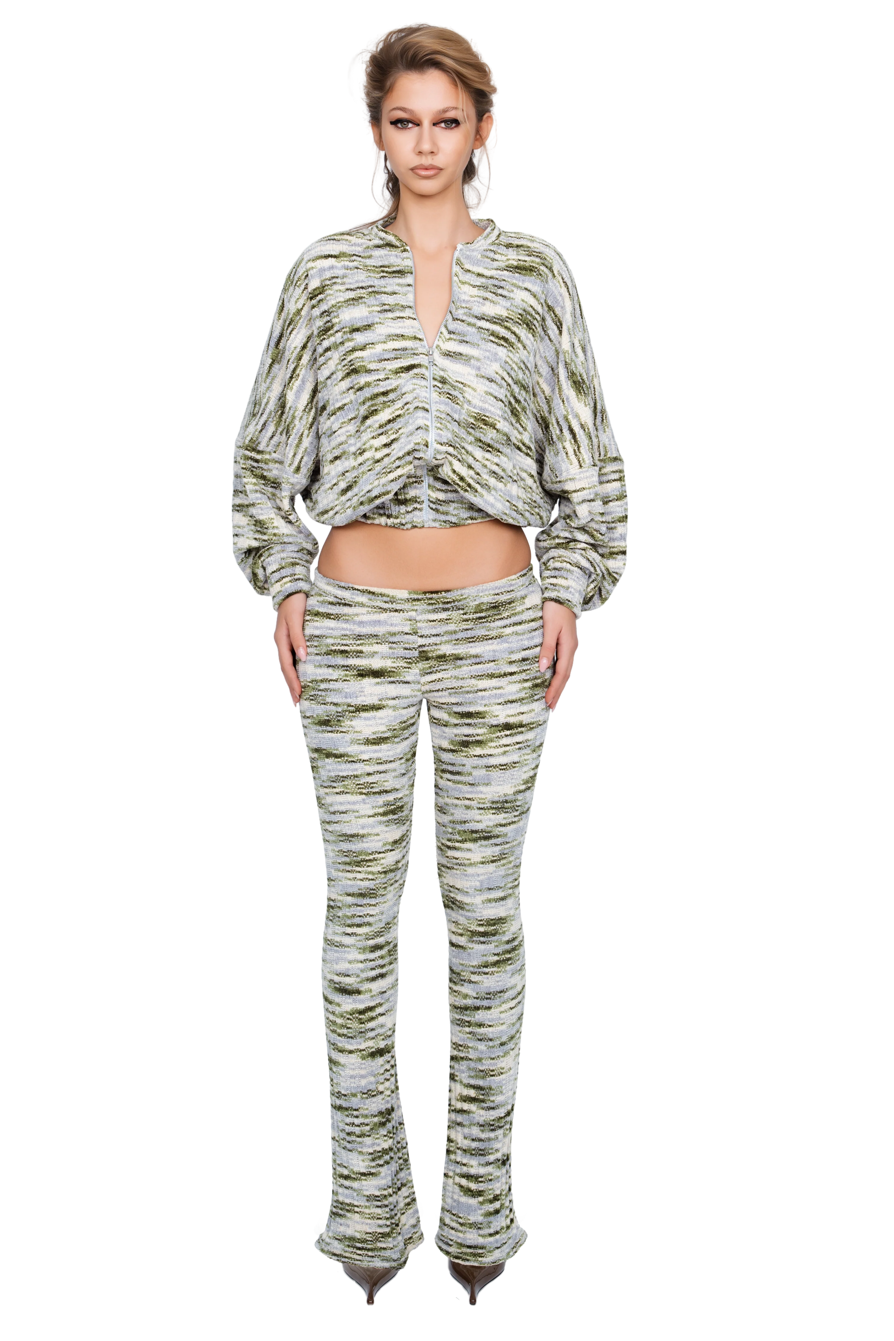 Dola Zip Bomber - Moss Strata