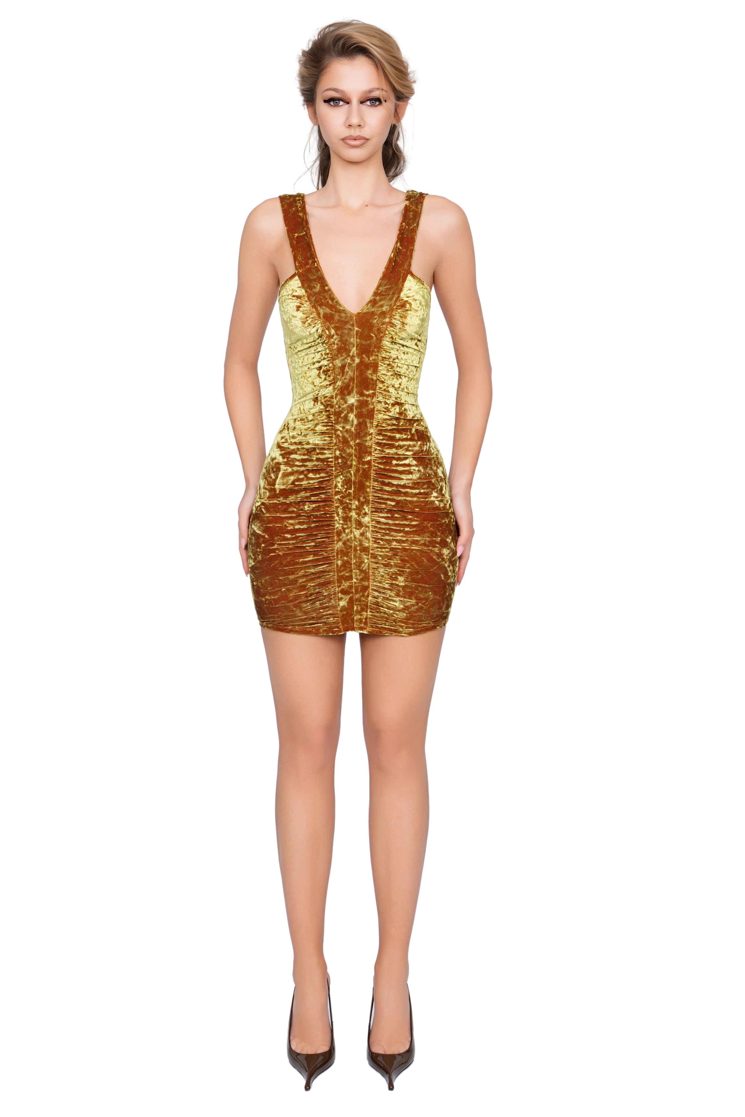 Duran Ruched Mini - Honey Lime