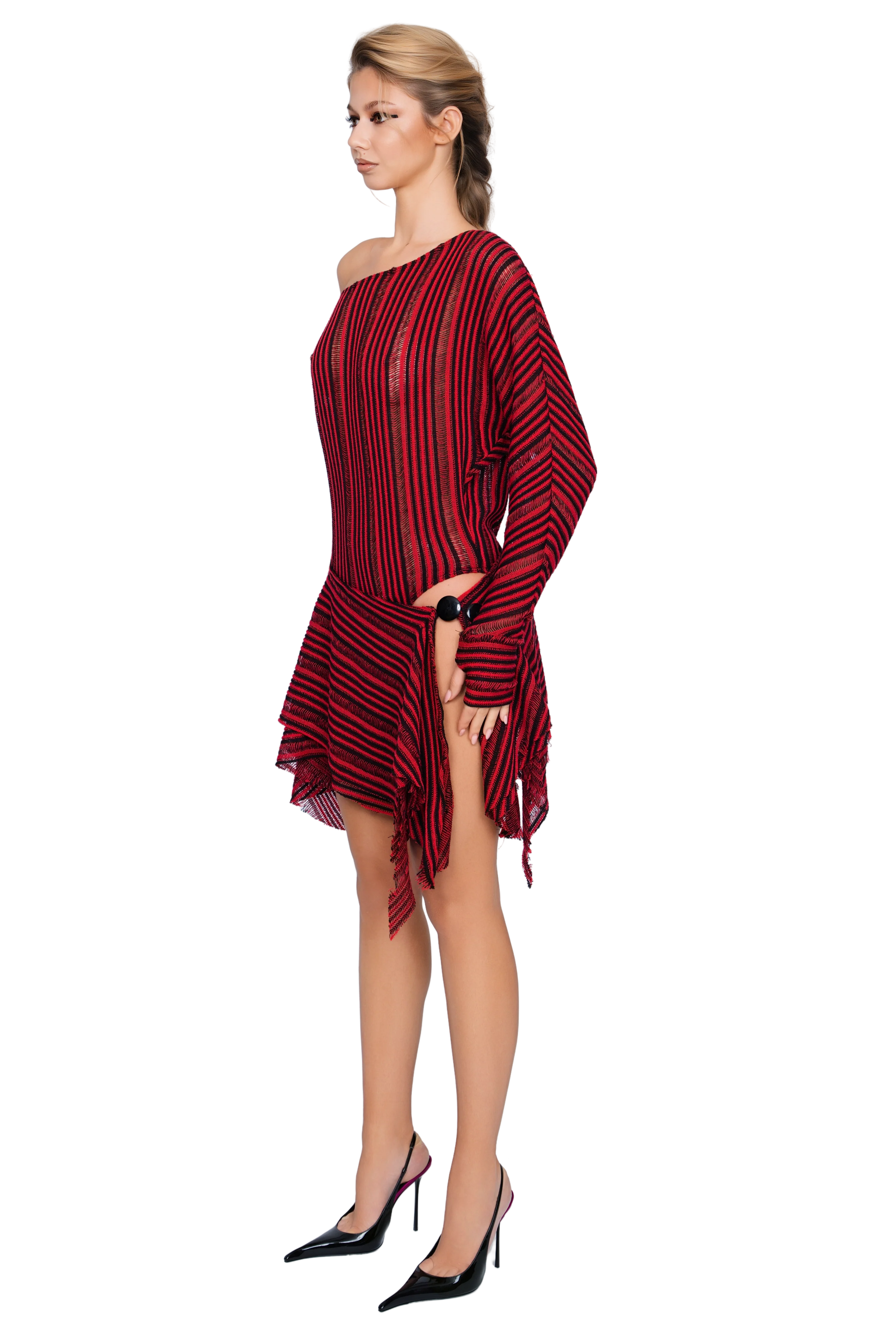 Falzarego Skater Dress - Cinnabar - Image 2