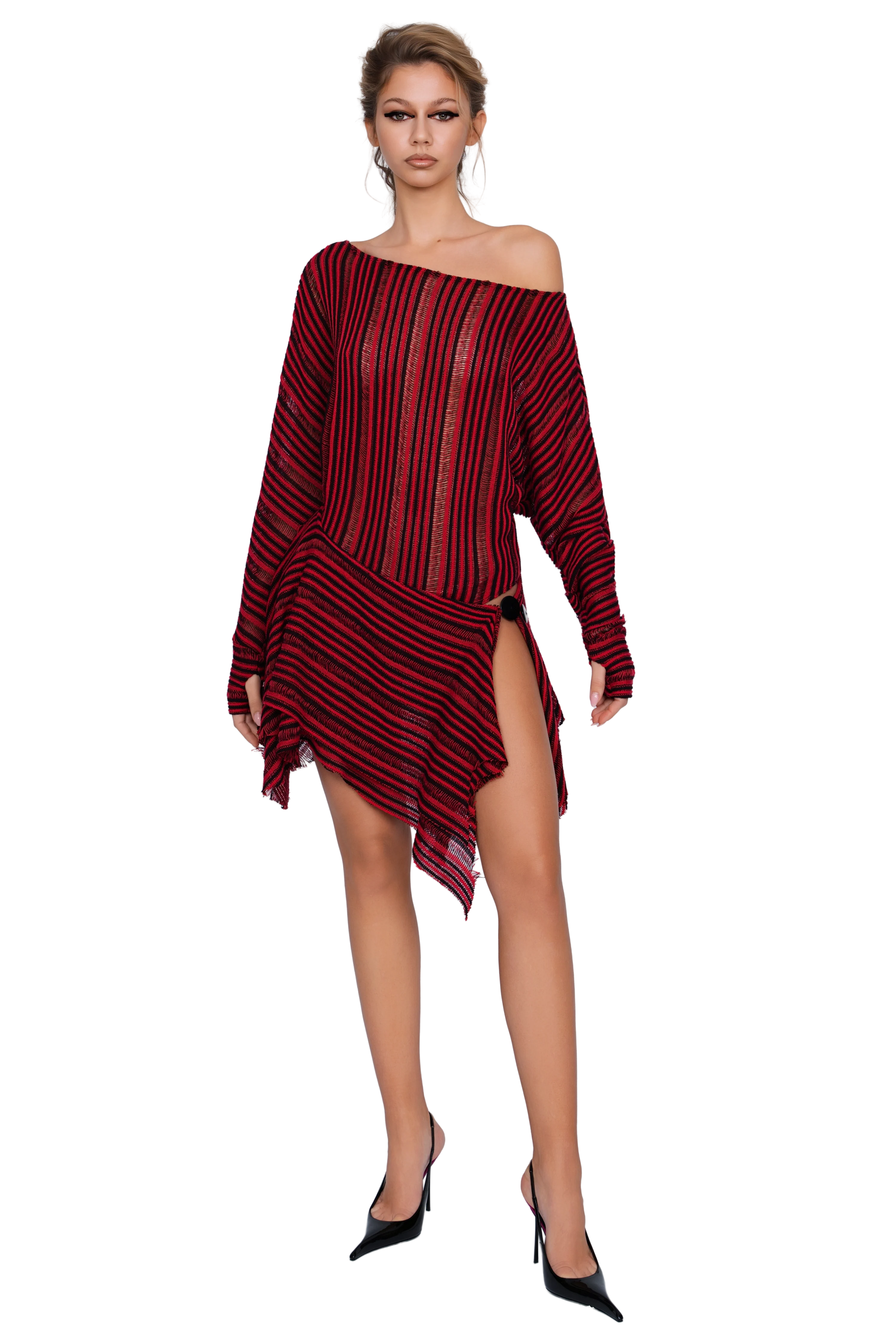 Falzarego Skater Dress - Cinnabar - Image 4