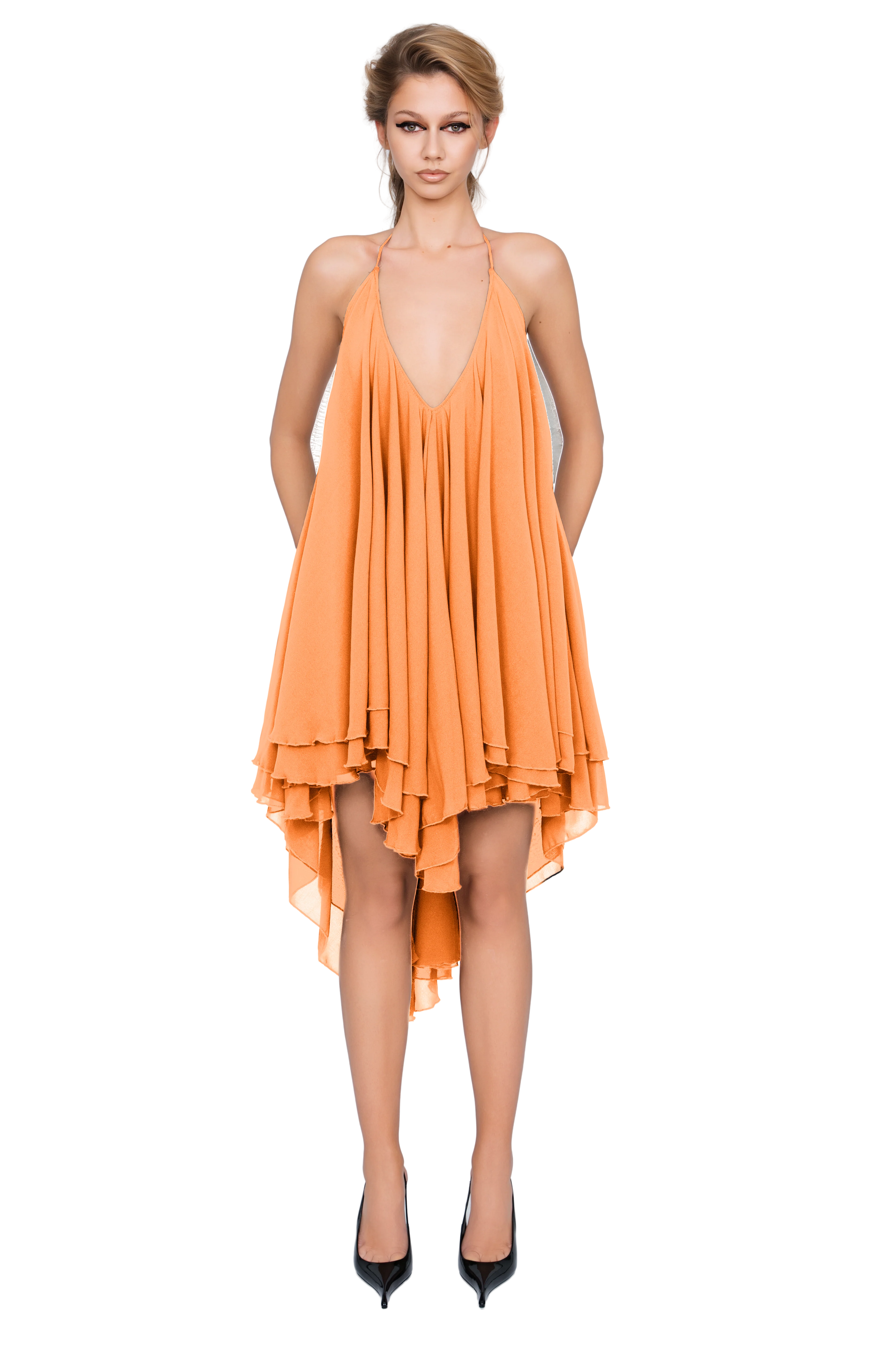 Fassa Dress - Warm Papaya