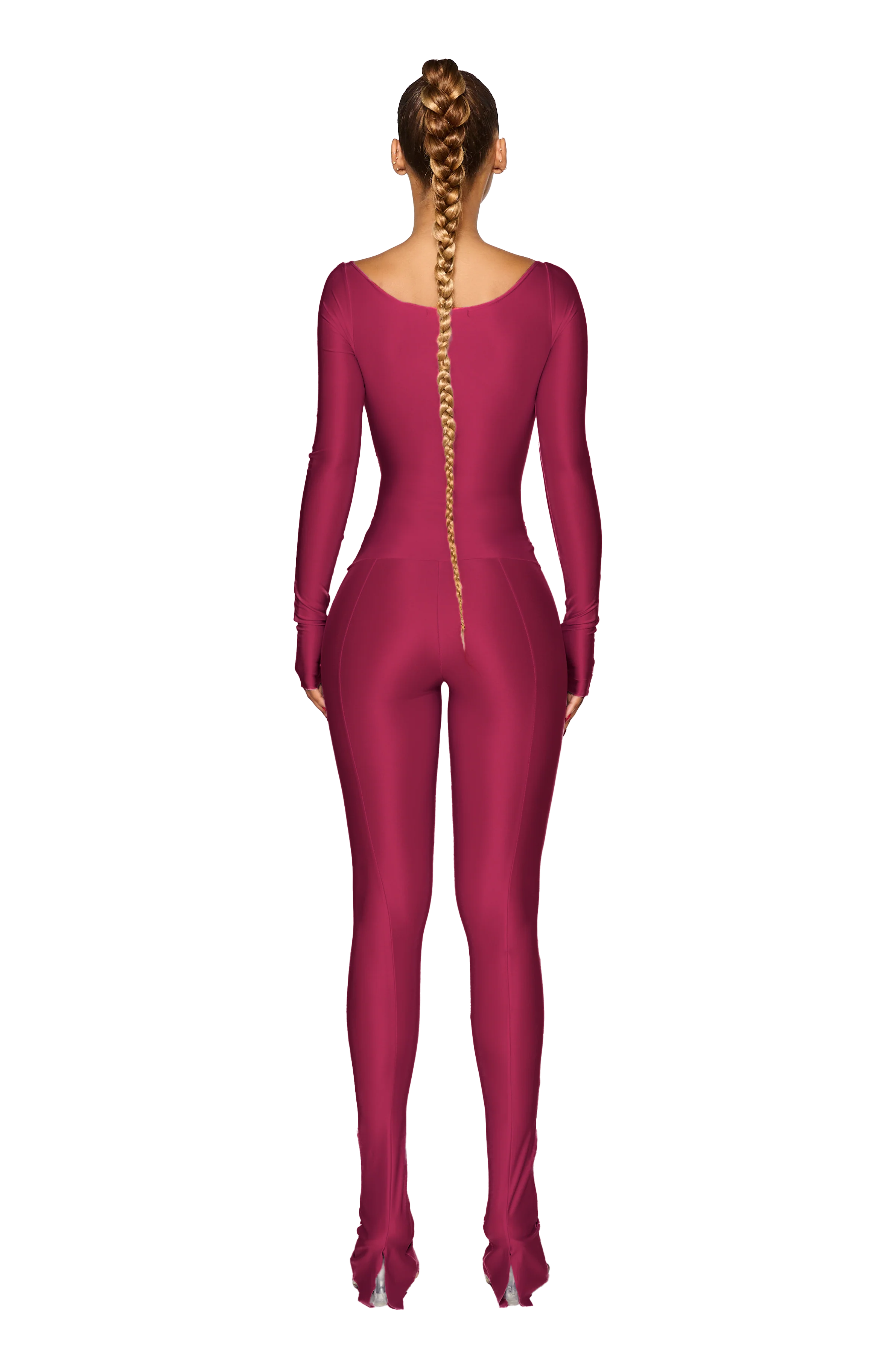 LANAI LEGGINGS - Red Wine - Image 3