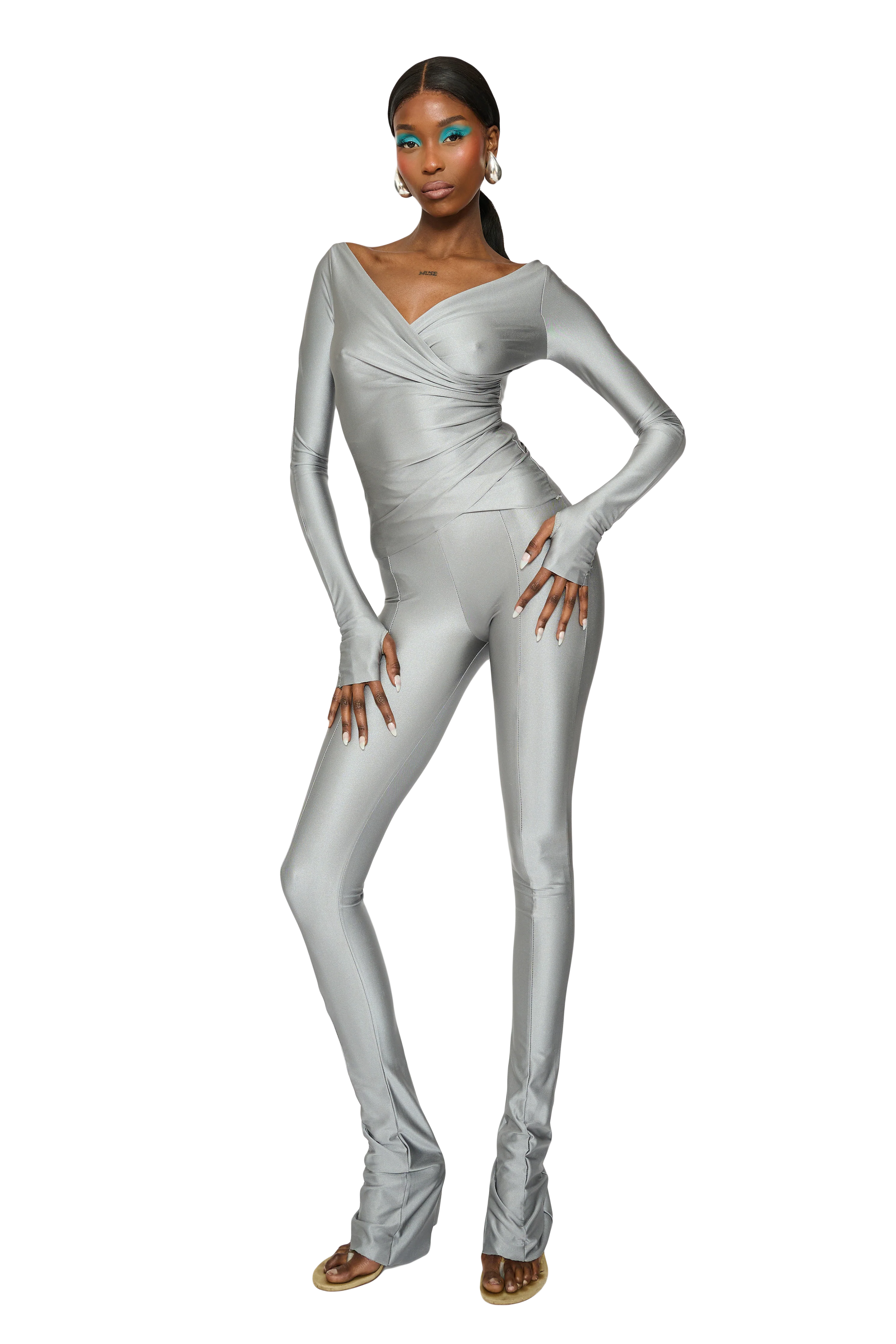 LANAI LONG-SLEEVED TOP - Dolphin Skin - Image 4