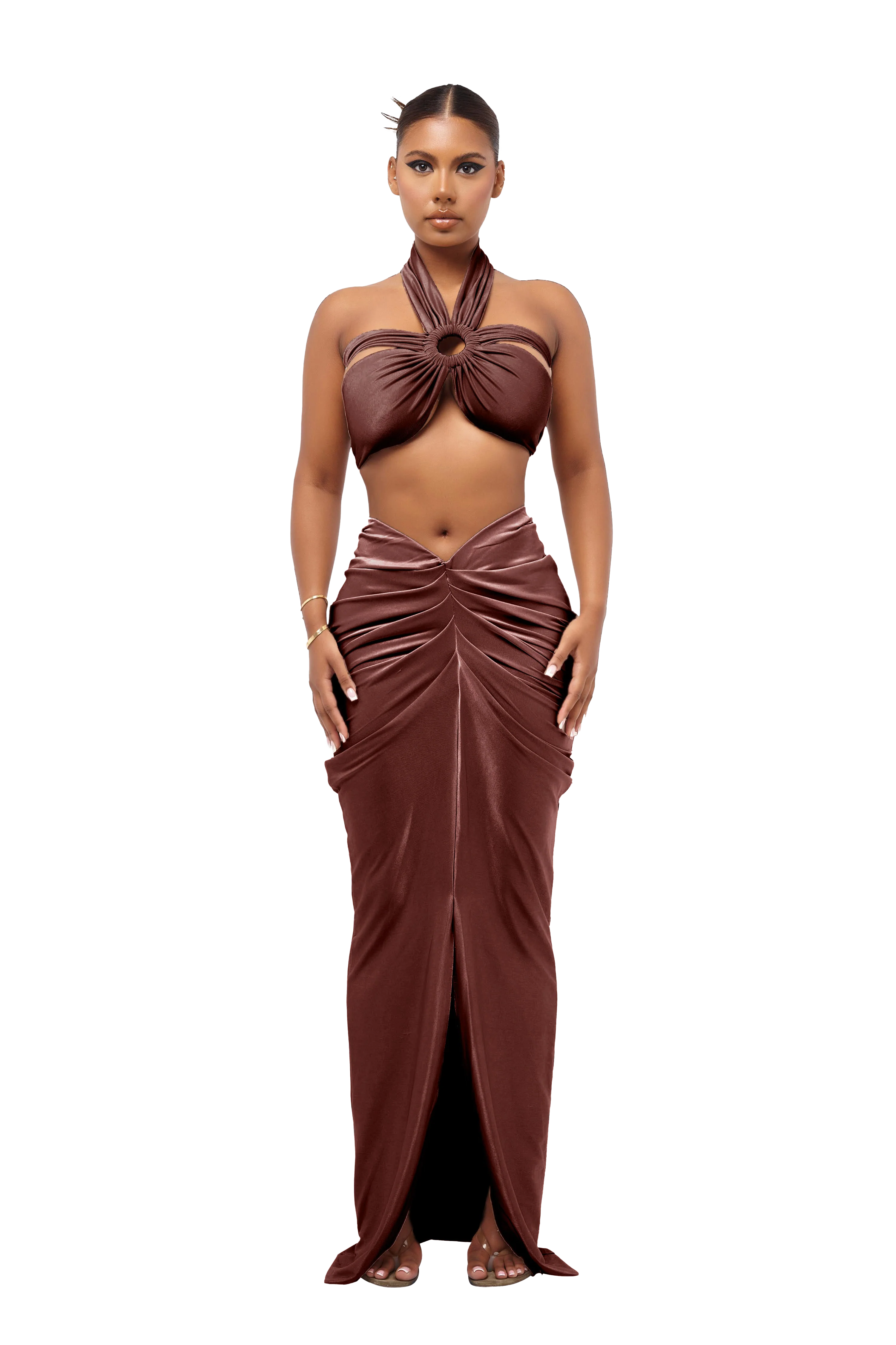 LAUCALA SKIRT - Wilted Rose