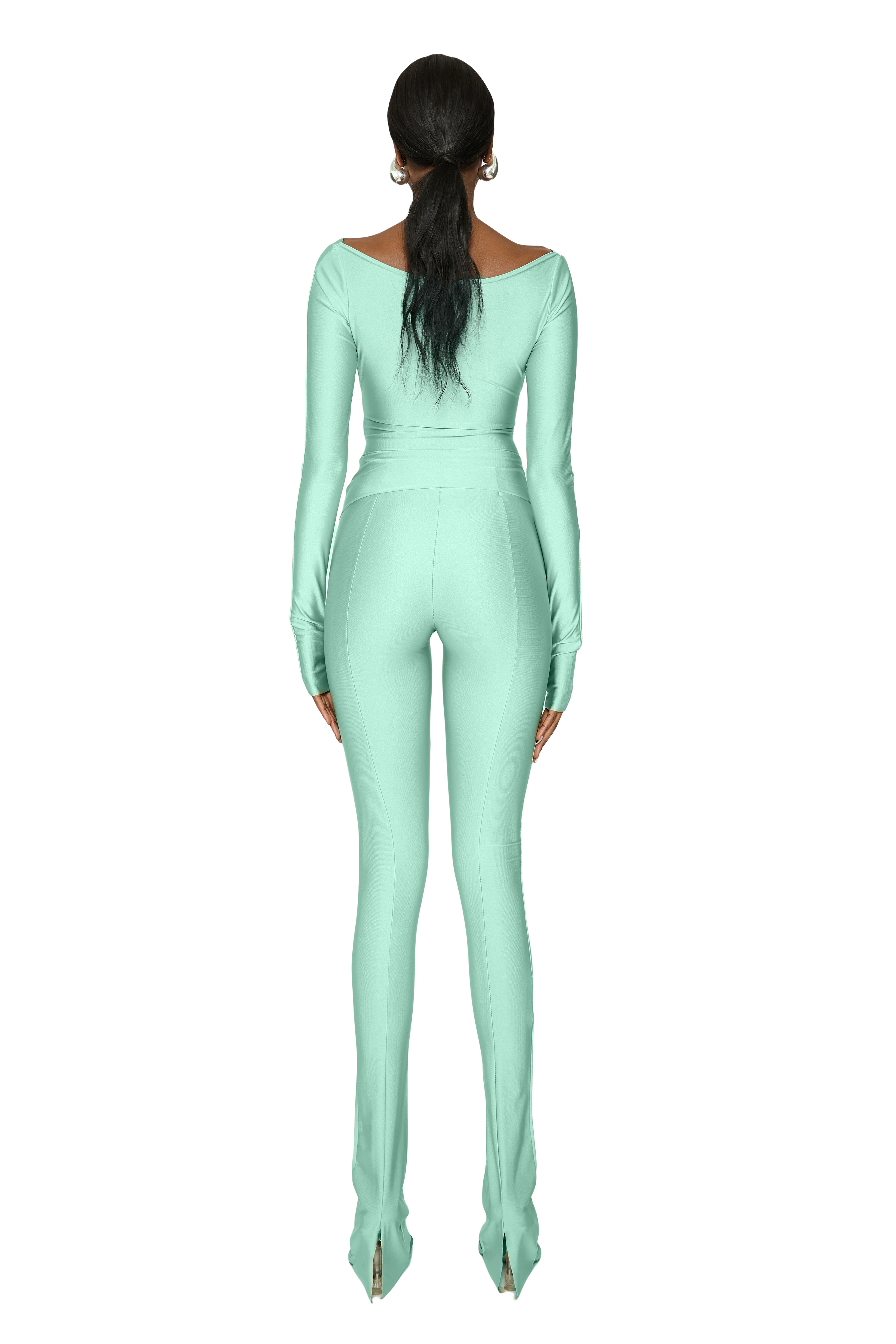 LANAI LONG-SLEEVED TOP - Sage - Image 3