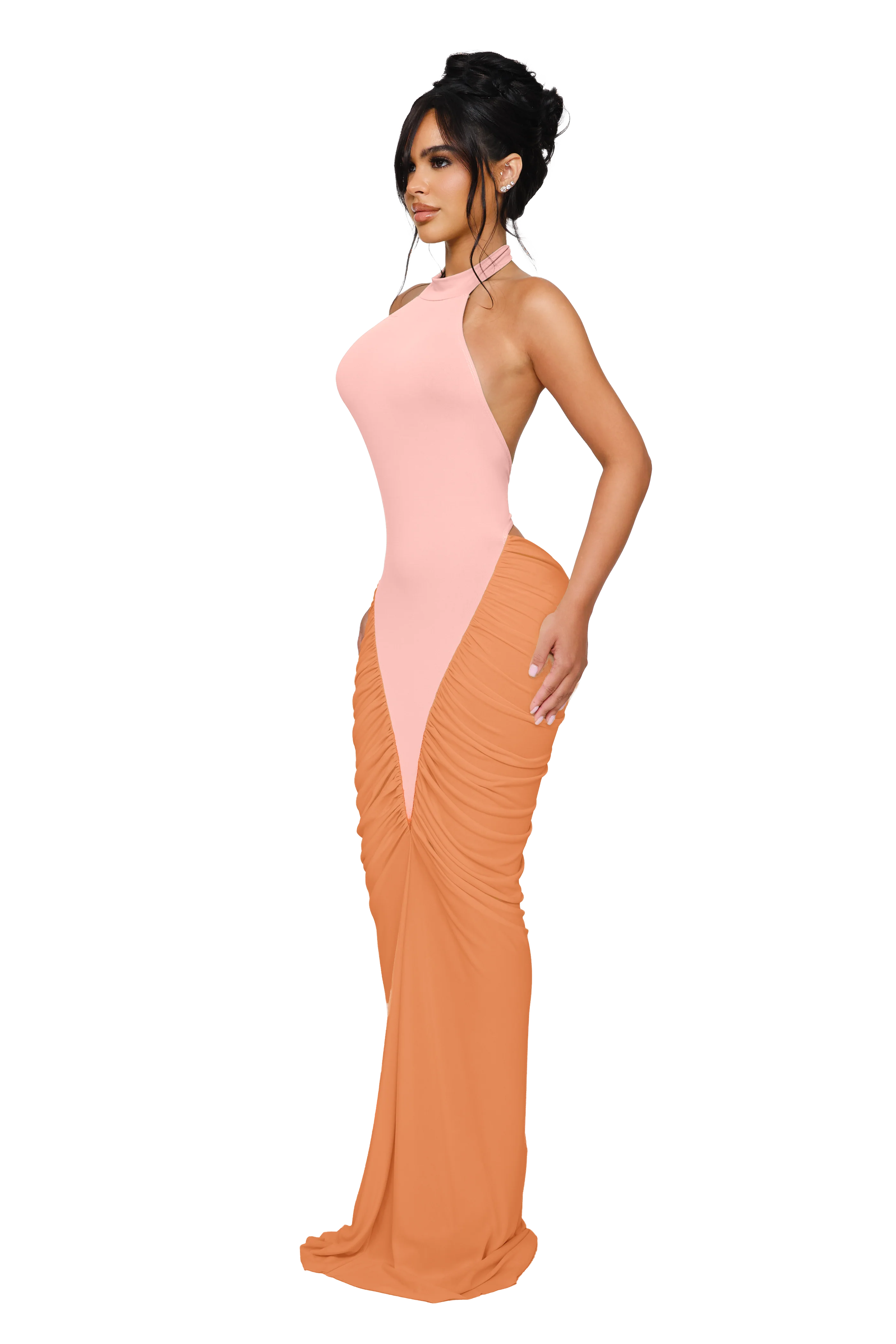 Ora Maxi Dress - Papaya Skin - Image 2