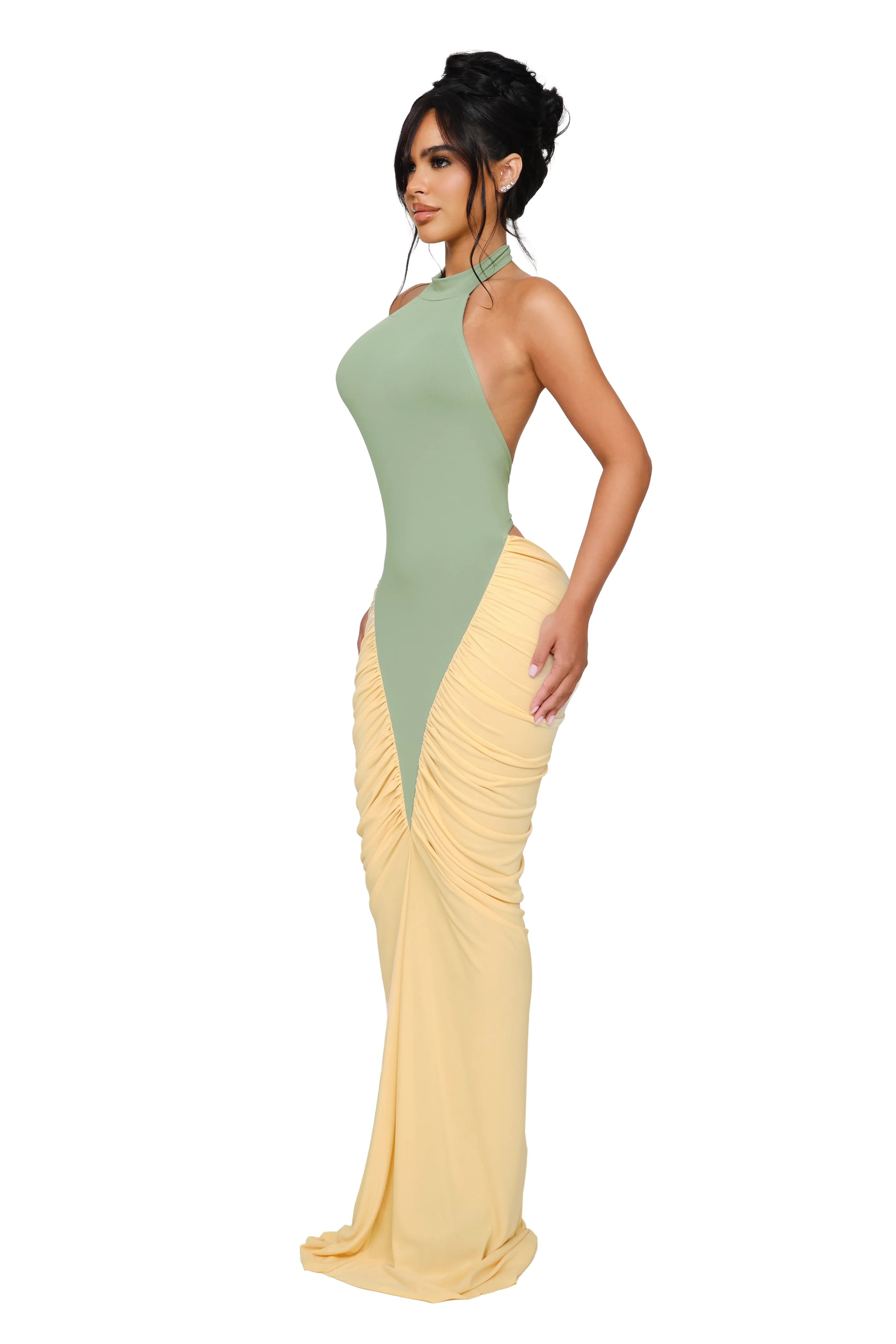 Ora Maxi Dress - Serpent Cream - Image 2