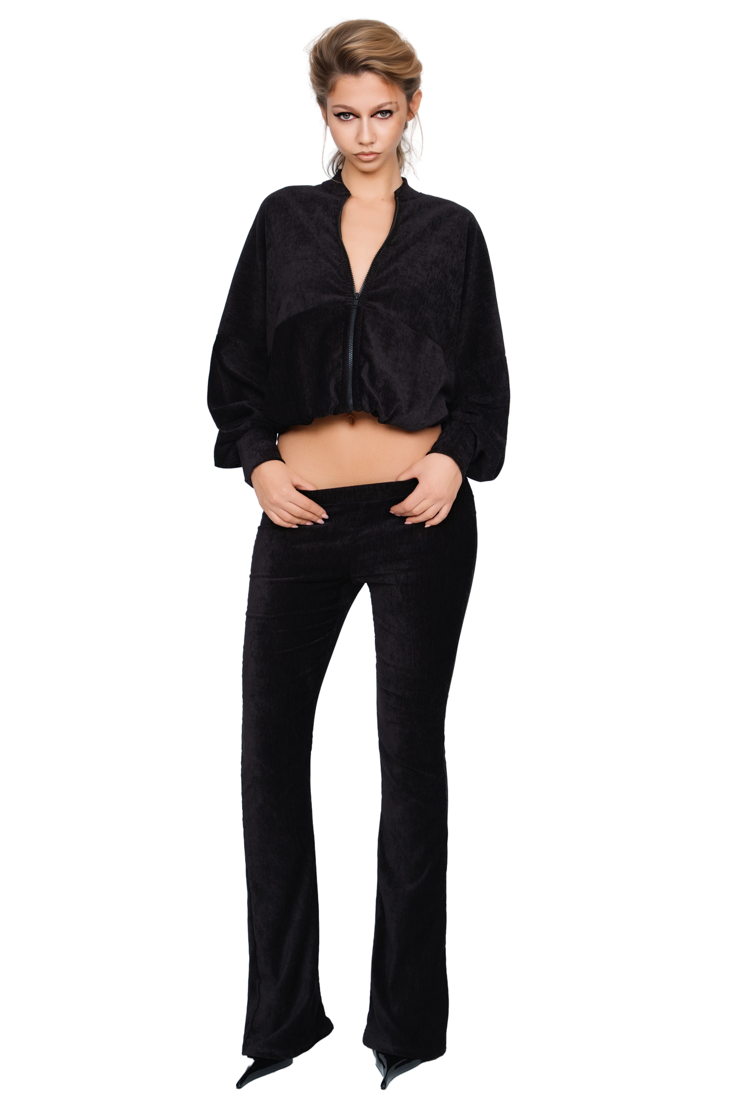 Palla Bianca Trouser - Obsidian Plush - Image 4