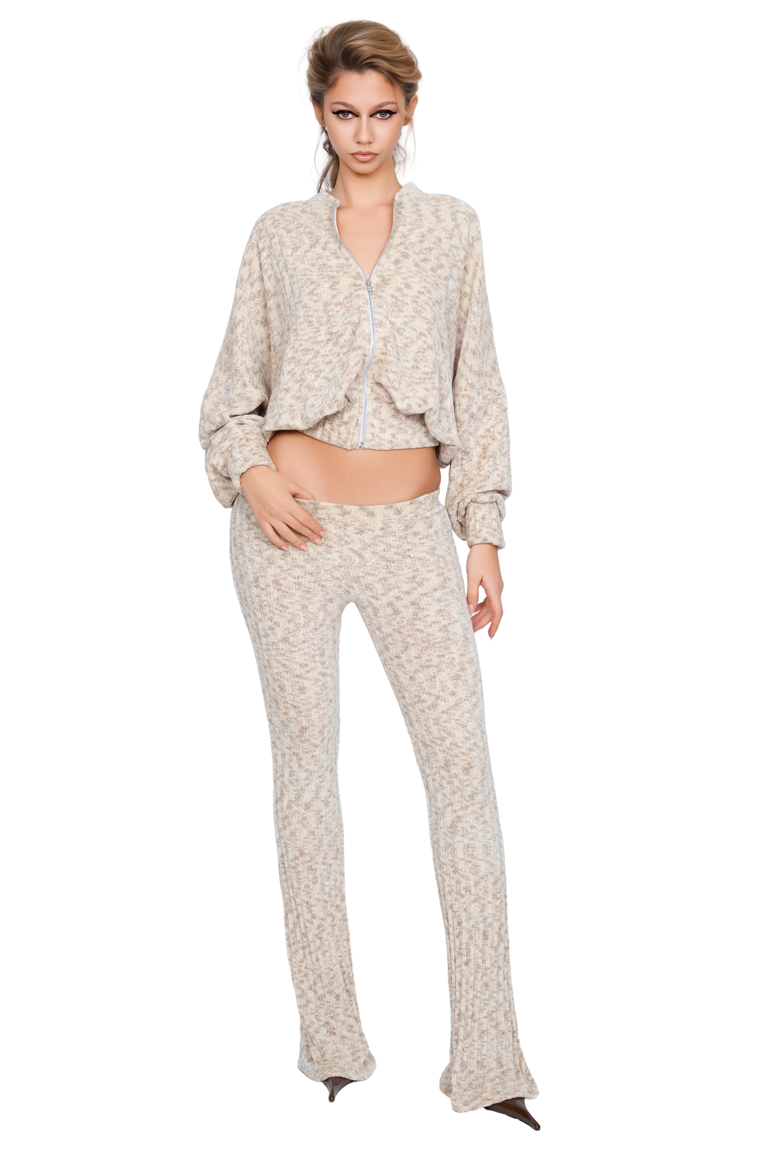 Palla Bianca Trouser - Sandstone Marl - Image 4