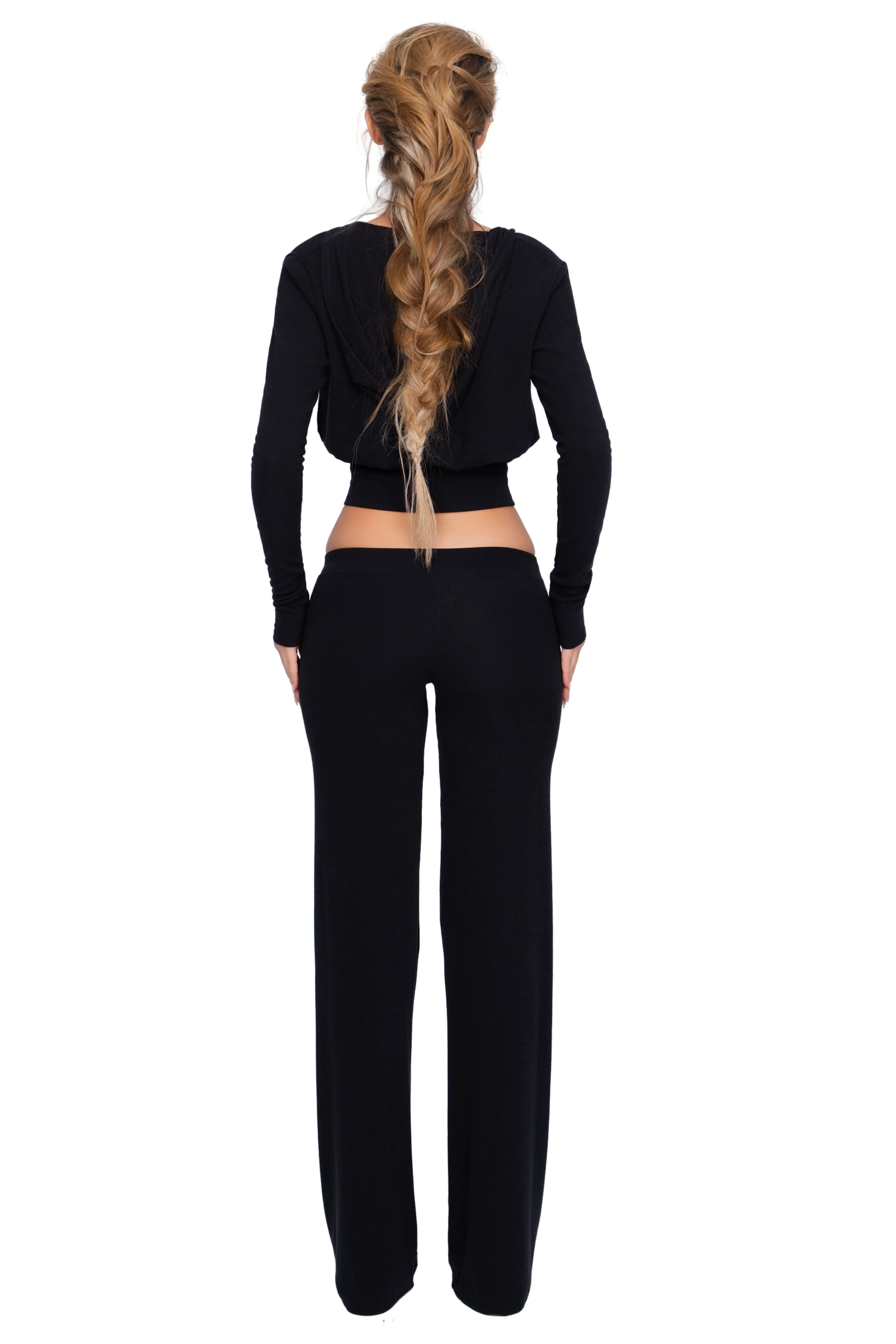 Pordena Ribbed Trouser - Obsidian Rib - Image 3