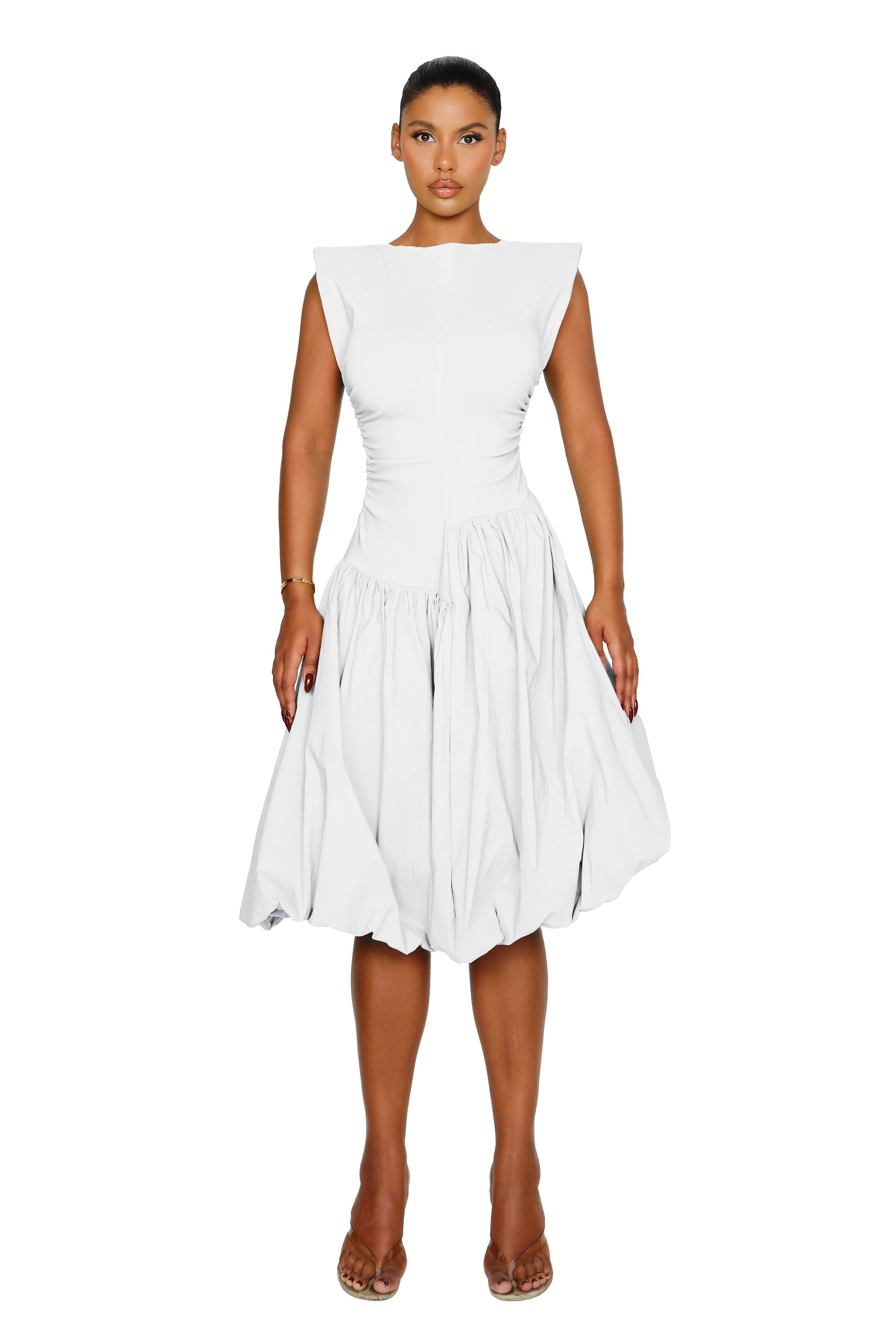 Takla Midi Dress - Crushed Ice