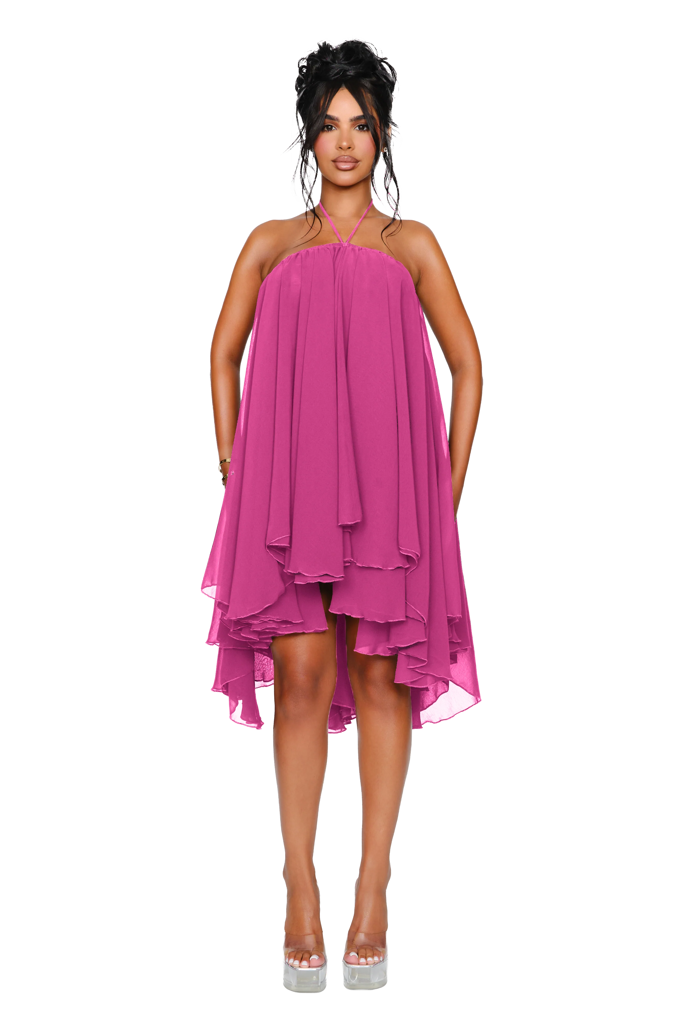 Thar Dress - Berry Rose