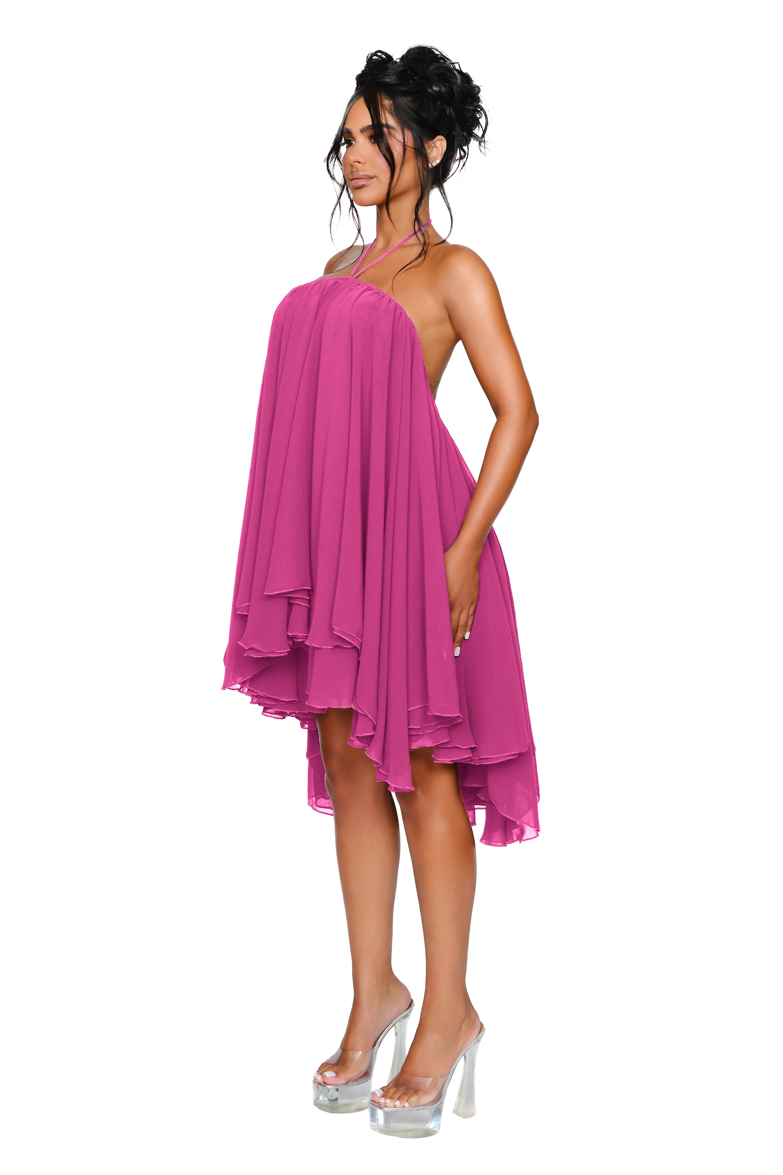 Thar Dress - Berry Rose - Image 2