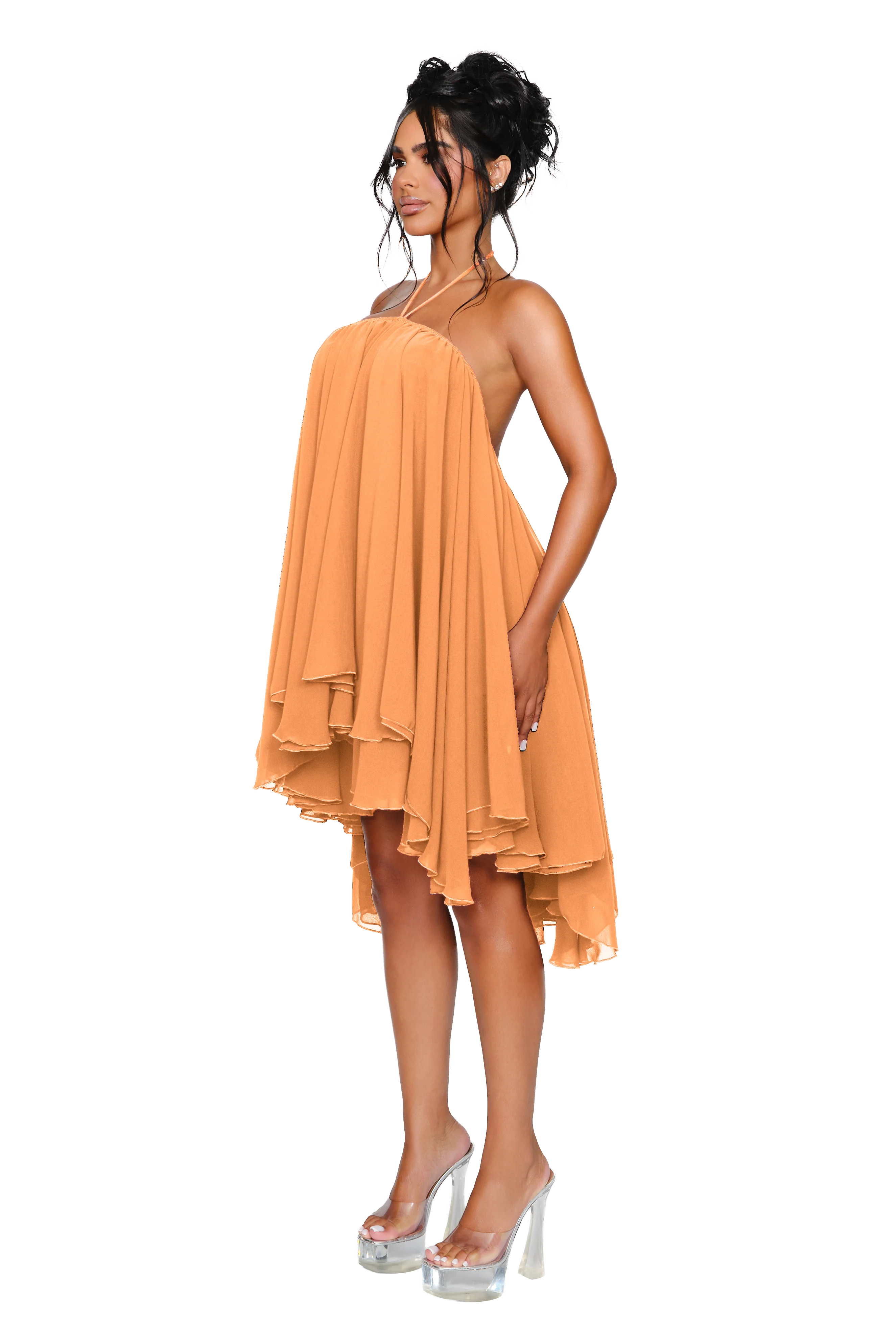 Thar Dress - Warm Papaya - Image 2