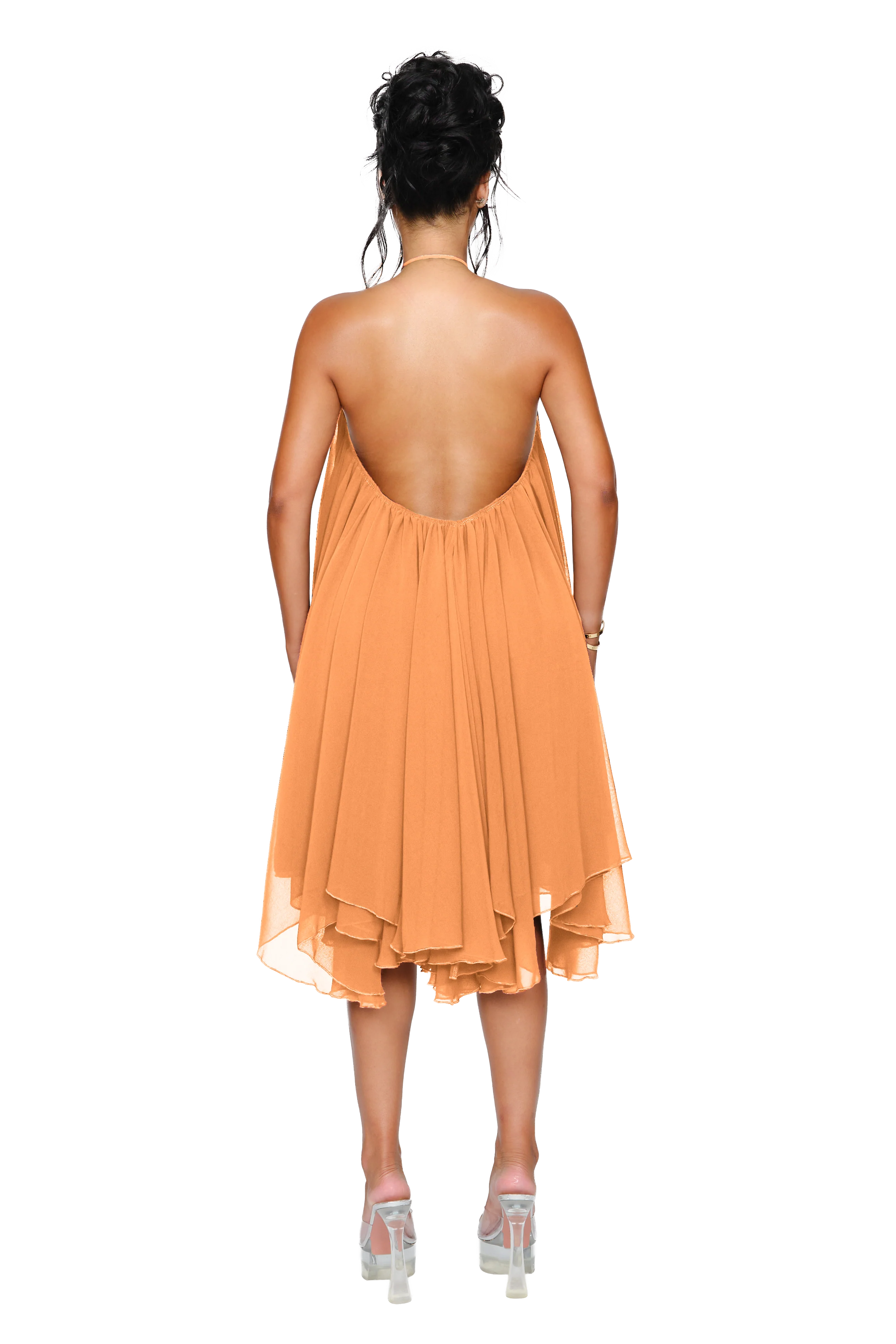 Thar Dress - Warm Papaya - Image 3