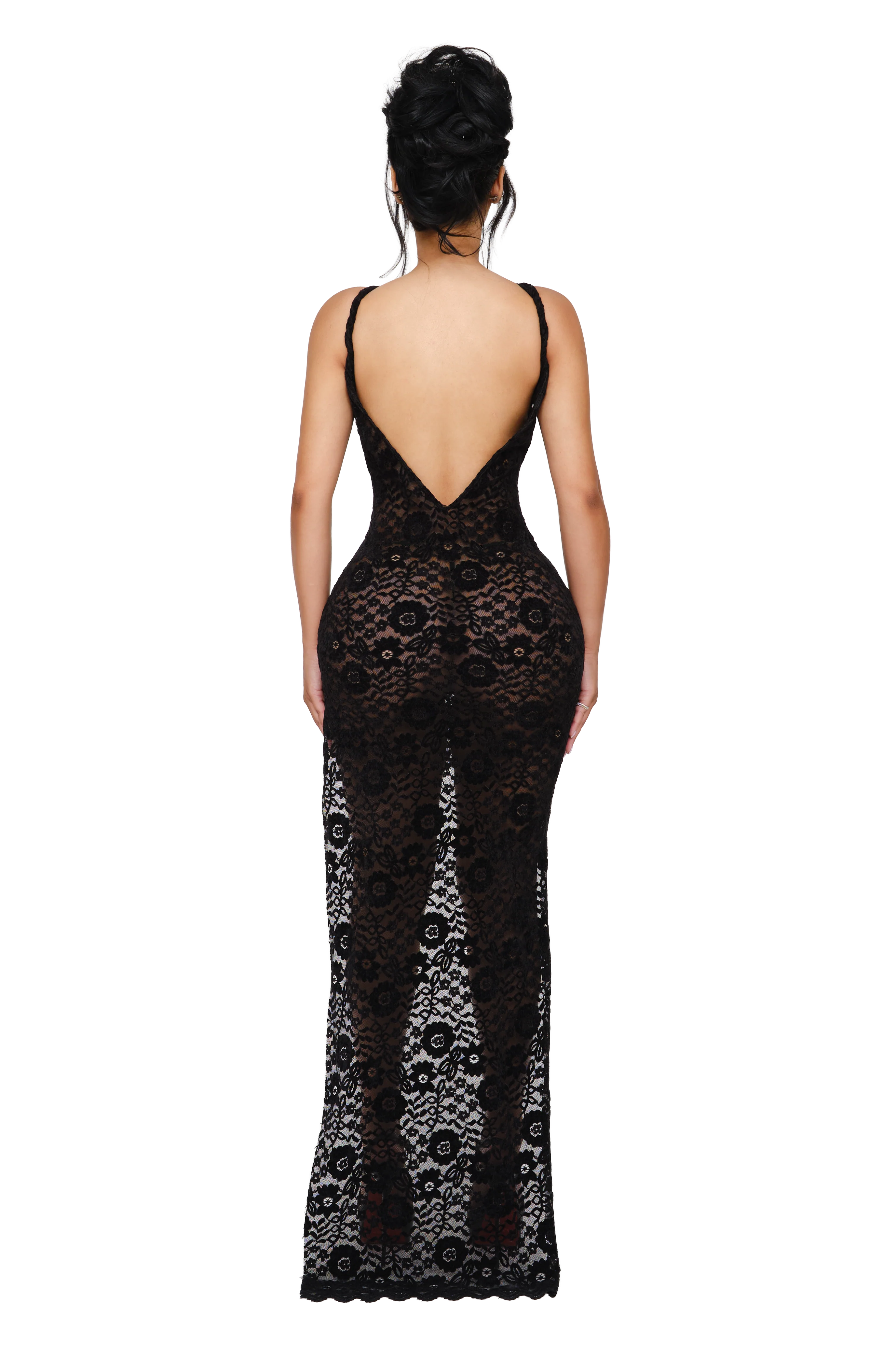 Thorne Velvet Lace Dress - Confession Hour - Image 3