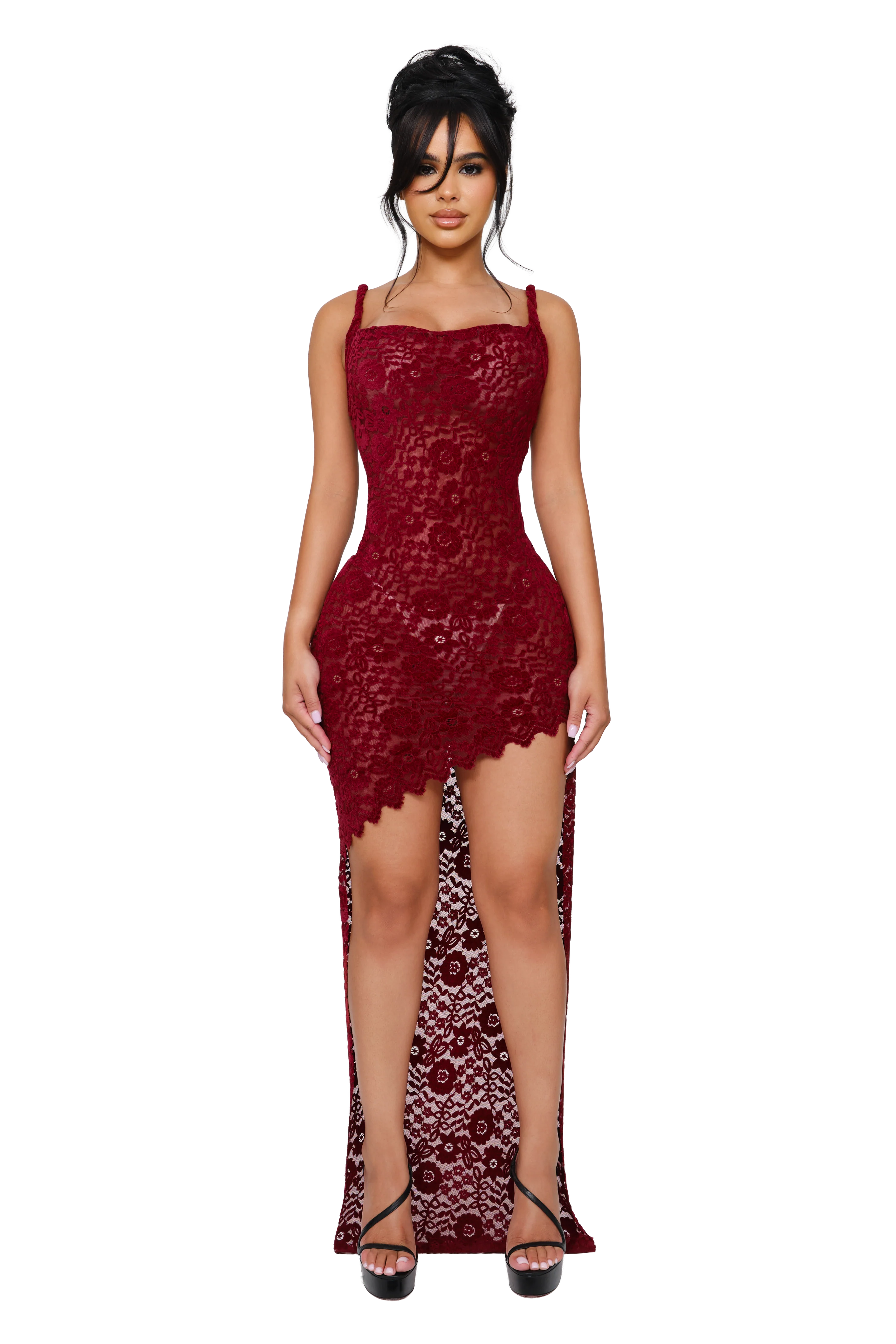 Thorne Velvet Lace Dress - Venus Pit