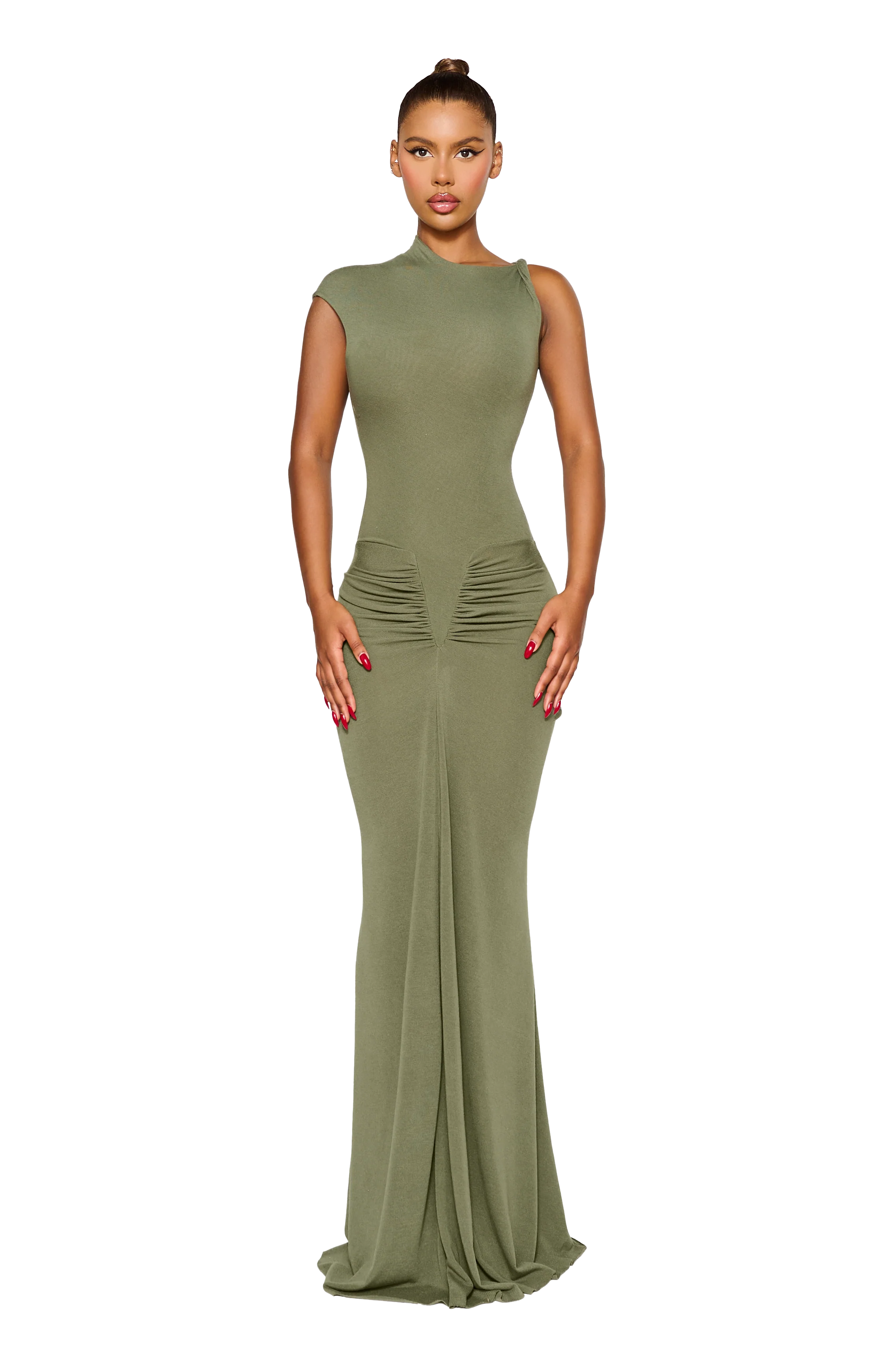Wale Dress - Lieutenant Green