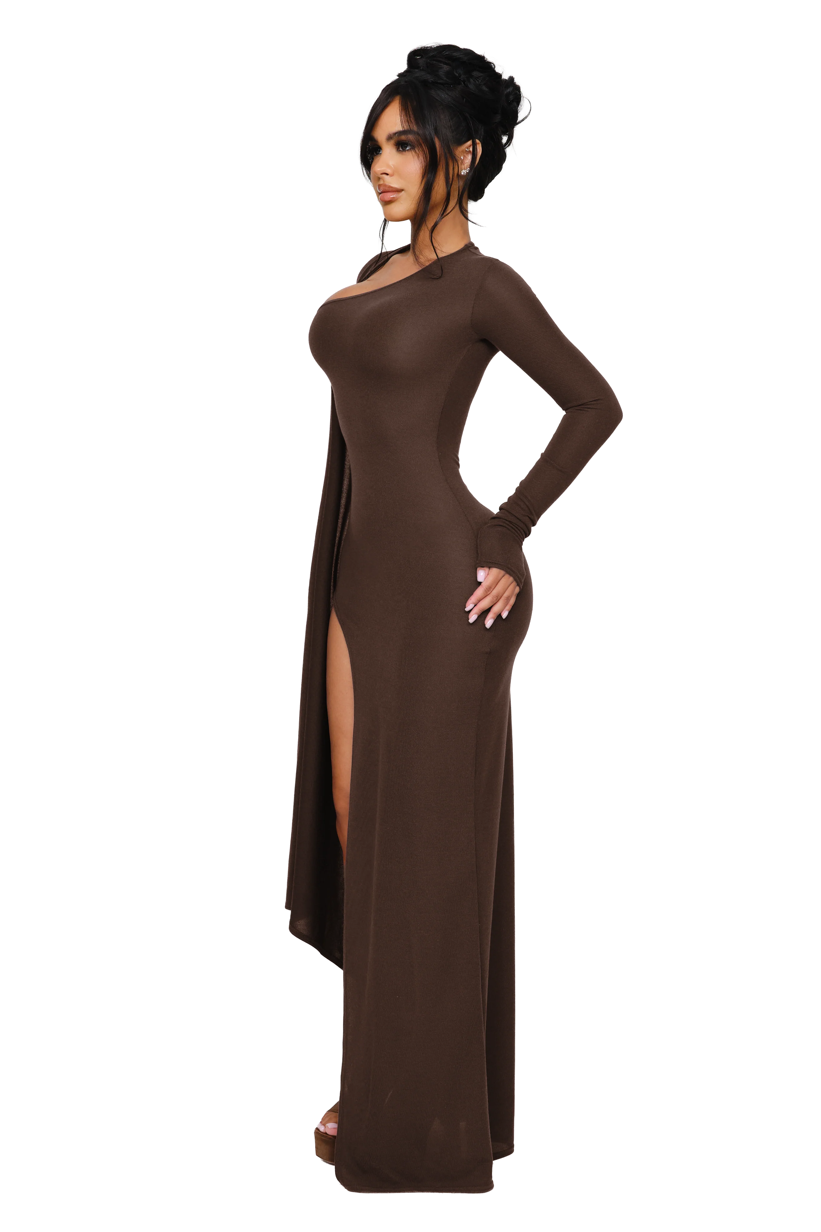 Zyne Knit Dress - Decoy Flesh - Image 2